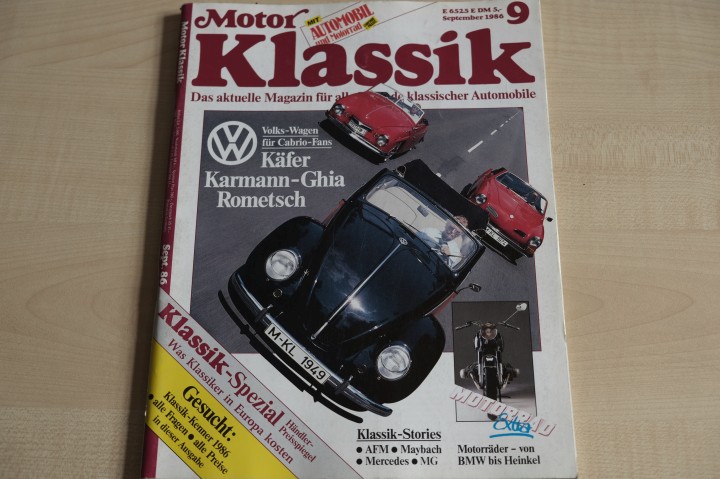 Motor Klassik 09/1986